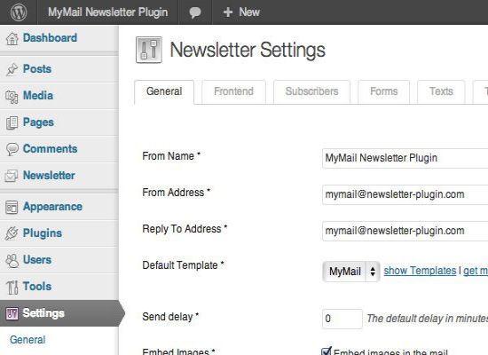 mymail newsletter plugin premium wordpress