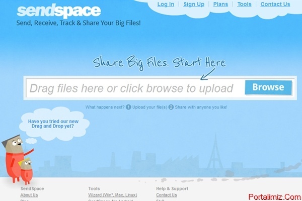 SendSpace cloud hosting file sharing website CDN