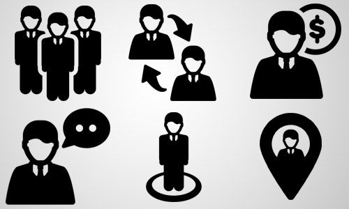 pictogram business icons
