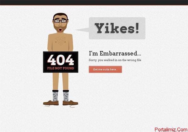 50 Yaratıcı 404 Sayfası