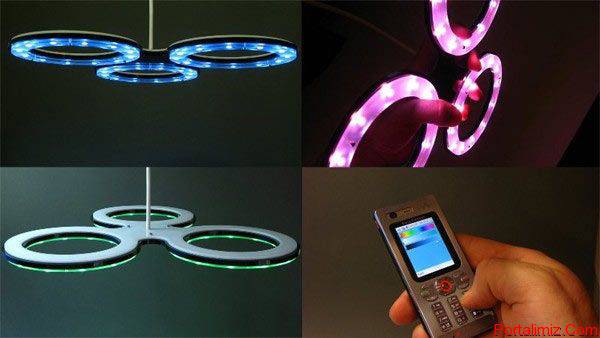 Bluetooth İle Renk Değiştiren Gece Lambası