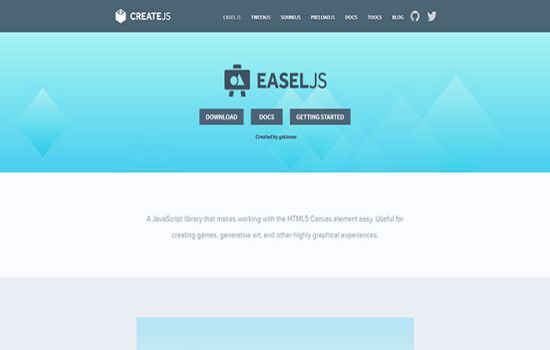 EaselJS Javascript & HTML5 game engine library