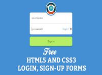 65 HTML5 & CSS3 Giriş Formu